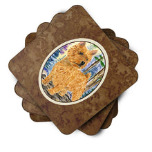 Load image into Gallery viewer, Norwich Terrier Coasters - Set of 4 Lightweight Foam, Absorbent Drink Coasters