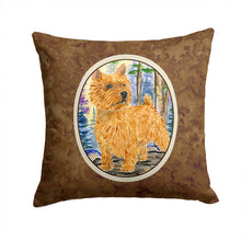 Load image into Gallery viewer, Norwich Terrier Throw Pillow - 14x14 Decorative Pillow – Art for Your Home &amp; Patio