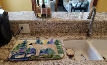 Load image into Gallery viewer, Anatolian Shepherd Dish Drying Mat – Absorbent, Artistic Kitchen Essentials SS8012DDM
