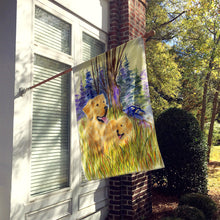 Load image into Gallery viewer, Golden Retriever Flag Canvas House Size