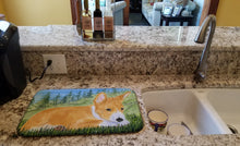 Load image into Gallery viewer, Basenji Dish Drying Mat – Absorbent, Artistic Kitchen Essentials SS8016DDM