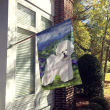 Load image into Gallery viewer, Bichon Frise Flag Canvas House Size