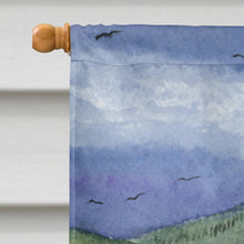 Load image into Gallery viewer, Bichon Frise Flag Canvas House Size
