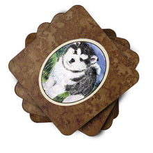 Load image into Gallery viewer, Alaskan Malamute Coasters - Set of 4 Lightweight Foam, Absorbent Drink Coasters
