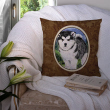 Load image into Gallery viewer, Alaskan Malamute Throw Pillow - 14x14 Decorative Pillow – Art for Your Home &amp; Patio