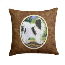 Load image into Gallery viewer, Japanese Chin Throw Pillow - 14x14 Decorative Pillow – Art for Your Home &amp; Patio
