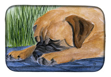 Load image into Gallery viewer, Bullmastiff Dish Drying Mat – Absorbent, Artistic Kitchen Essentials SS8033DDM