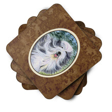 Load image into Gallery viewer, Bearded Collie Coasters - Set of 4 Lightweight Foam, Absorbent Drink Coasters
