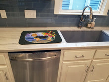 Load image into Gallery viewer, Australian Terrier Dish Drying Mat – Absorbent, Artistic Kitchen Essentials SS8046DDM