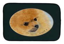 Load image into Gallery viewer, Pomeranian Dish Drying Mat – Absorbent, Artistic Kitchen Essentials SS8051DDM