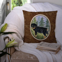 Load image into Gallery viewer, Rottweiler Throw Pillow - 14x14 Decorative Pillow – Art for Your Home &amp; Patio