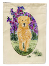 Load image into Gallery viewer, Golden Retriever Flag Canvas House Size