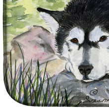 Load image into Gallery viewer, Alaskan Malamute Dish Drying Mat – Absorbent, Artistic Kitchen Essentials SS8062DDM