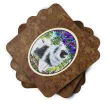 Load image into Gallery viewer, Keeshond Coasters - Set of 4 Lightweight Foam, Absorbent Drink Coasters