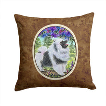 Load image into Gallery viewer, Keeshond Throw Pillow - 14x14 Decorative Pillow – Art for Your Home &amp; Patio