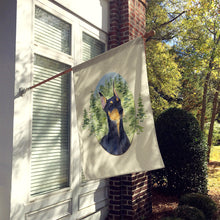 Load image into Gallery viewer, Doberman Flag Canvas House Size