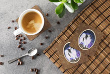 Load image into Gallery viewer, Japanese Chin Coasters - Set of 4 Lightweight Foam, Absorbent Drink Coasters