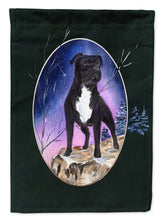 Load image into Gallery viewer, Staffie Flag Canvas House Size