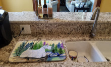 Load image into Gallery viewer, Sealyham Terrier Dish Drying Mat – Absorbent, Artistic Kitchen Essentials SS8104DDM