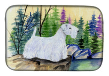 Load image into Gallery viewer, Sealyham Terrier Dish Drying Mat – Absorbent, Artistic Kitchen Essentials SS8104DDM