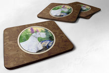 Load image into Gallery viewer, Sealyham Terrier Coasters - Set of 4 Lightweight Foam, Absorbent Drink Coasters