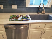 Load image into Gallery viewer, Springer Spaniel Dish Drying Mat – Absorbent, Artistic Kitchen Essentials SS8105DDM
