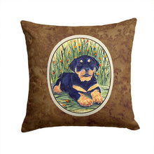 Load image into Gallery viewer, Rottweiler Throw Pillow - 14x14 Decorative Pillow – Art for Your Home &amp; Patio
