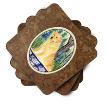 Load image into Gallery viewer, Golden Retriever Coasters - Set of 4 Lightweight Foam, Absorbent Drink Coasters
