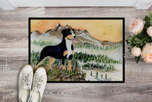 Load image into Gallery viewer, Entlebucher Mountain Dog Doormat - 24x36 Decorative Floor Mat – Indoor/Outdoor Rug with Artistic Flair Doormat