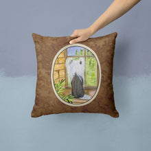Load image into Gallery viewer, Chinese Crested Throw Pillow - 14x14 Decorative Pillow – Art for Your Home &amp; Patio