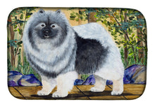 Load image into Gallery viewer, Keeshond Dish Drying Mat – Absorbent, Artistic Kitchen Essentials SS8127DDM