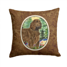 Load image into Gallery viewer, Field Spaniel Throw Pillow - 14x14 Decorative Pillow – Art for Your Home &amp; Patio
