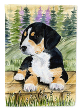 Load image into Gallery viewer, Entlebucher Mountain Dog Flag Canvas House Size