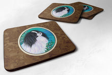 Load image into Gallery viewer, Japanese Chin Coasters - Set of 4 Lightweight Foam, Absorbent Drink Coasters