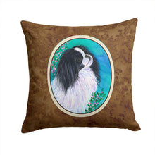 Load image into Gallery viewer, Japanese Chin Throw Pillow - 14x14 Decorative Pillow – Art for Your Home &amp; Patio