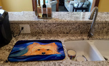 Load image into Gallery viewer, Yorkie Dish Drying Mat – Absorbent, Artistic Kitchen Essentials SS8136DDM