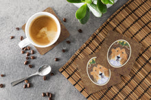 Load image into Gallery viewer, Sheltie Coasters - Set of 4 Lightweight Foam, Absorbent Drink Coasters