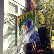 Load image into Gallery viewer, Sheltie Flag Canvas House Size