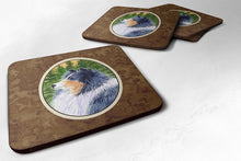Load image into Gallery viewer, Sheltie Coasters - Set of 4 Lightweight Foam, Absorbent Drink Coasters