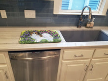 Load image into Gallery viewer, Papillon Dish Drying Mat – Absorbent, Artistic Kitchen Essentials SS8153DDM