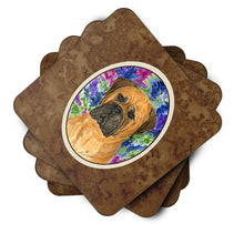 Load image into Gallery viewer, Bullmastiff Coasters - Set of 4 Lightweight Foam, Absorbent Drink Coasters