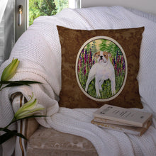 Load image into Gallery viewer, English Bulldog Throw Pillow - 14x14 Decorative Pillow – Art for Your Home &amp; Patio