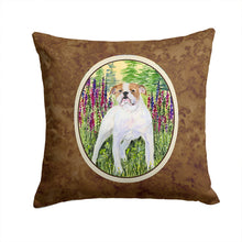 Load image into Gallery viewer, English Bulldog Throw Pillow - 14x14 Decorative Pillow – Art for Your Home &amp; Patio