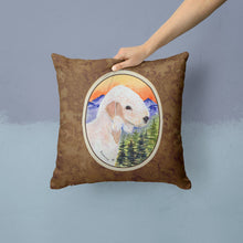 Load image into Gallery viewer, Bedlington Terrier Throw Pillow - 14x14 Decorative Pillow – Art for Your Home &amp; Patio