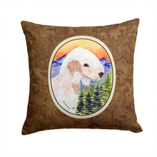Load image into Gallery viewer, Bedlington Terrier Throw Pillow - 14x14 Decorative Pillow – Art for Your Home &amp; Patio
