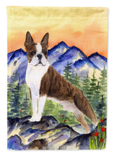 Load image into Gallery viewer, Boston Terrier Flag Canvas House Size