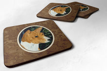 Load image into Gallery viewer, Basenji Coasters - Set of 4 Lightweight Foam, Absorbent Drink Coasters