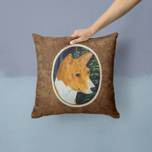 Load image into Gallery viewer, Basenji Throw Pillow - 14x14 Decorative Pillow – Art for Your Home &amp; Patio