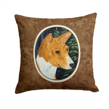 Load image into Gallery viewer, Basenji Throw Pillow - 14x14 Decorative Pillow – Art for Your Home &amp; Patio