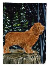 Load image into Gallery viewer, Sussex Spaniel Flag Canvas House Size